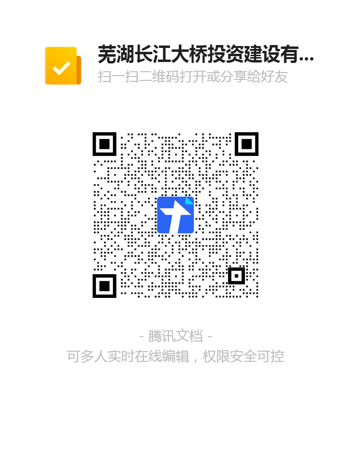 蕪湖長江大橋投資建設(shè)有限公司收費員崗位報名登記表二維碼.png